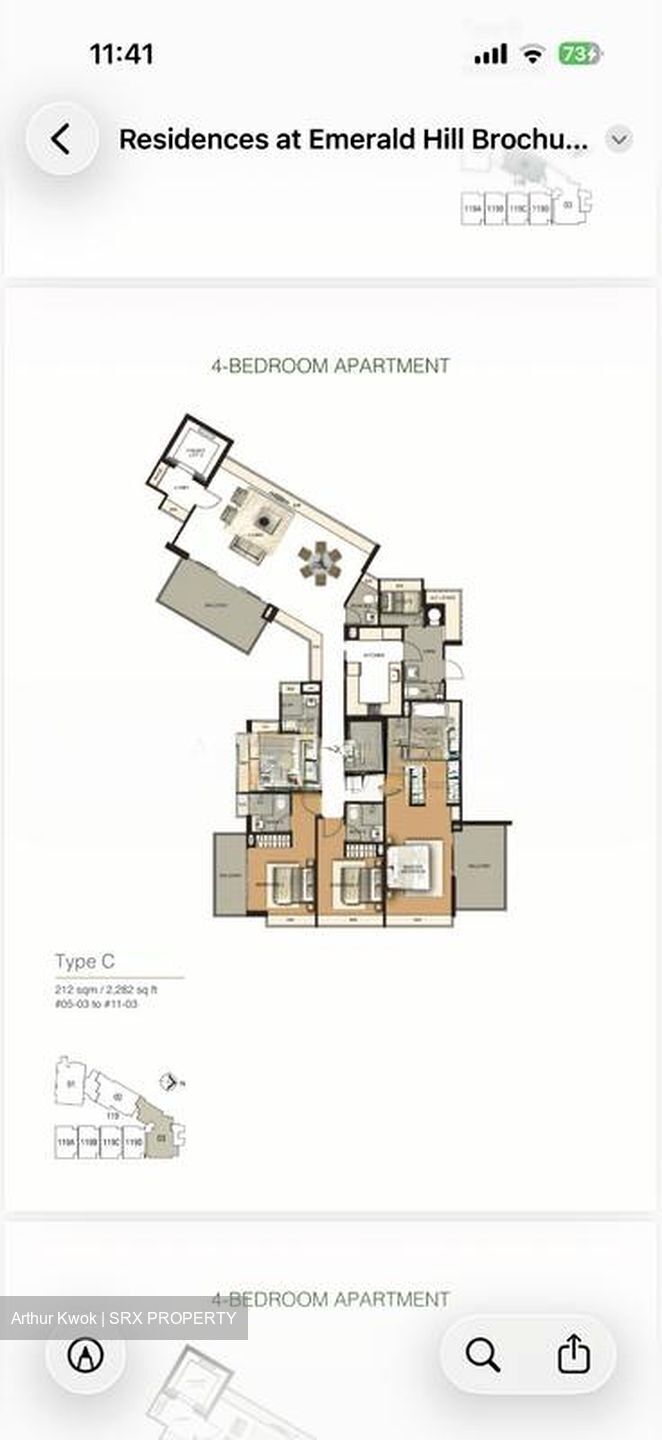 RESIDENCES AT EMERALD HILL (D9), Apartment #581819651
